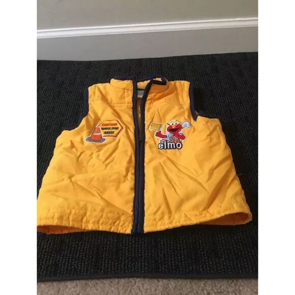 Sesame Street Toddler Baby Vest Jacket Sz 4T Multicolor OuterWear